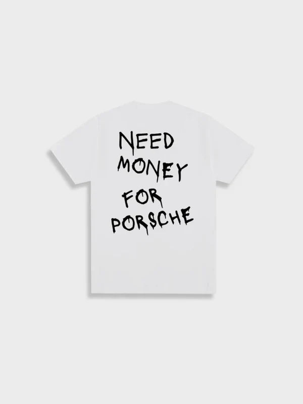 Geld für ein Porsche-T-Shirt