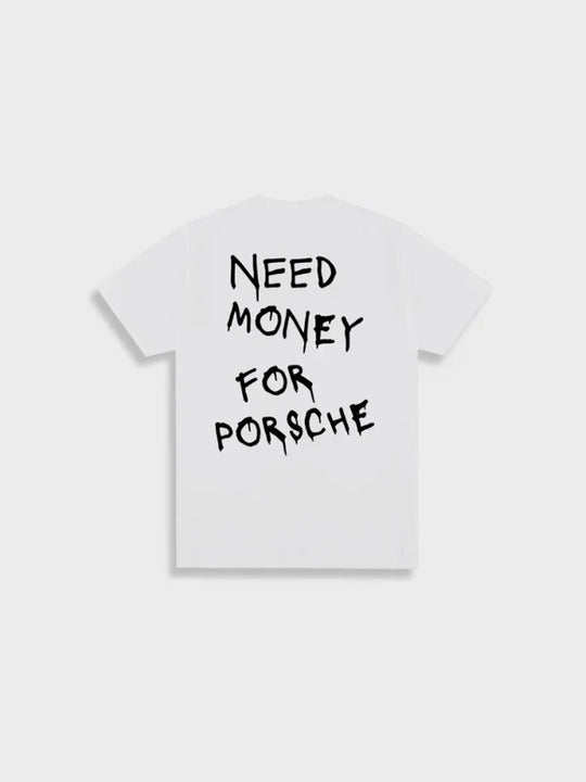 Geld für ein Porsche-T-Shirt