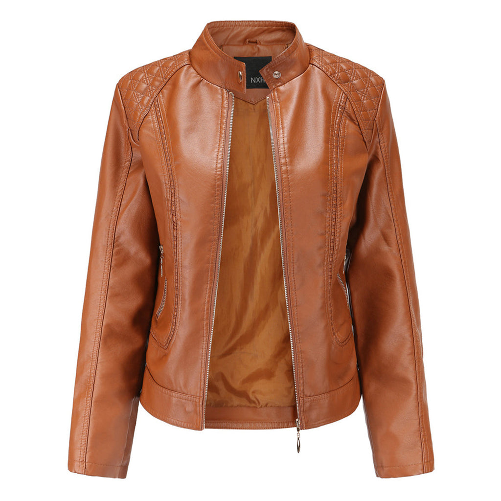 Stylische Lederjacke