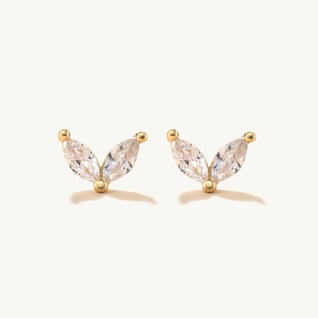925 Sterling Silber Mini Zirkon Steckerohrringe | Shop Nory