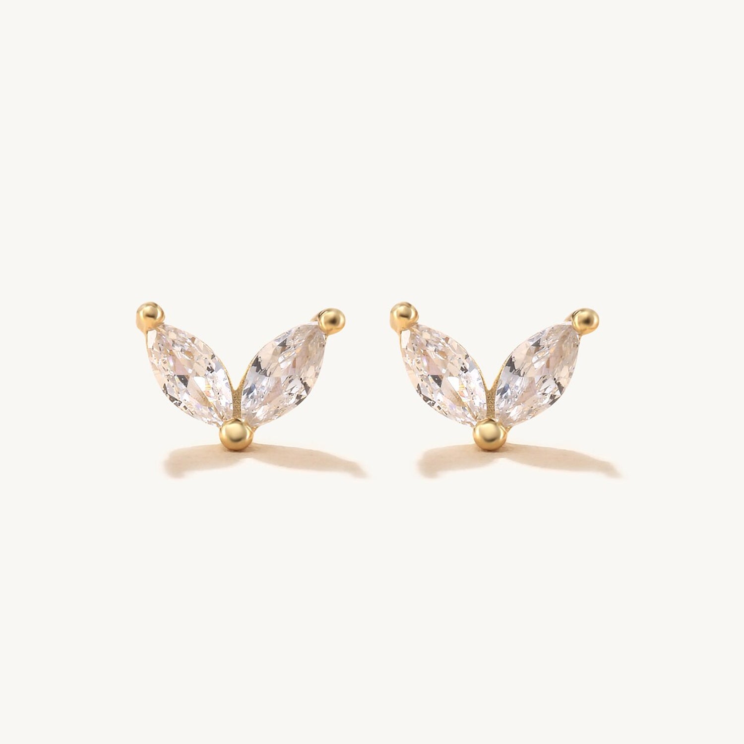 925 Sterling Silber Mini Zirkon Steckerohrringe | Shop Nory