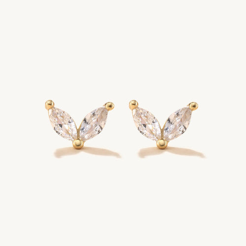 925 Sterling Silber Mini Zirkon Steckerohrringe | Shop Nory