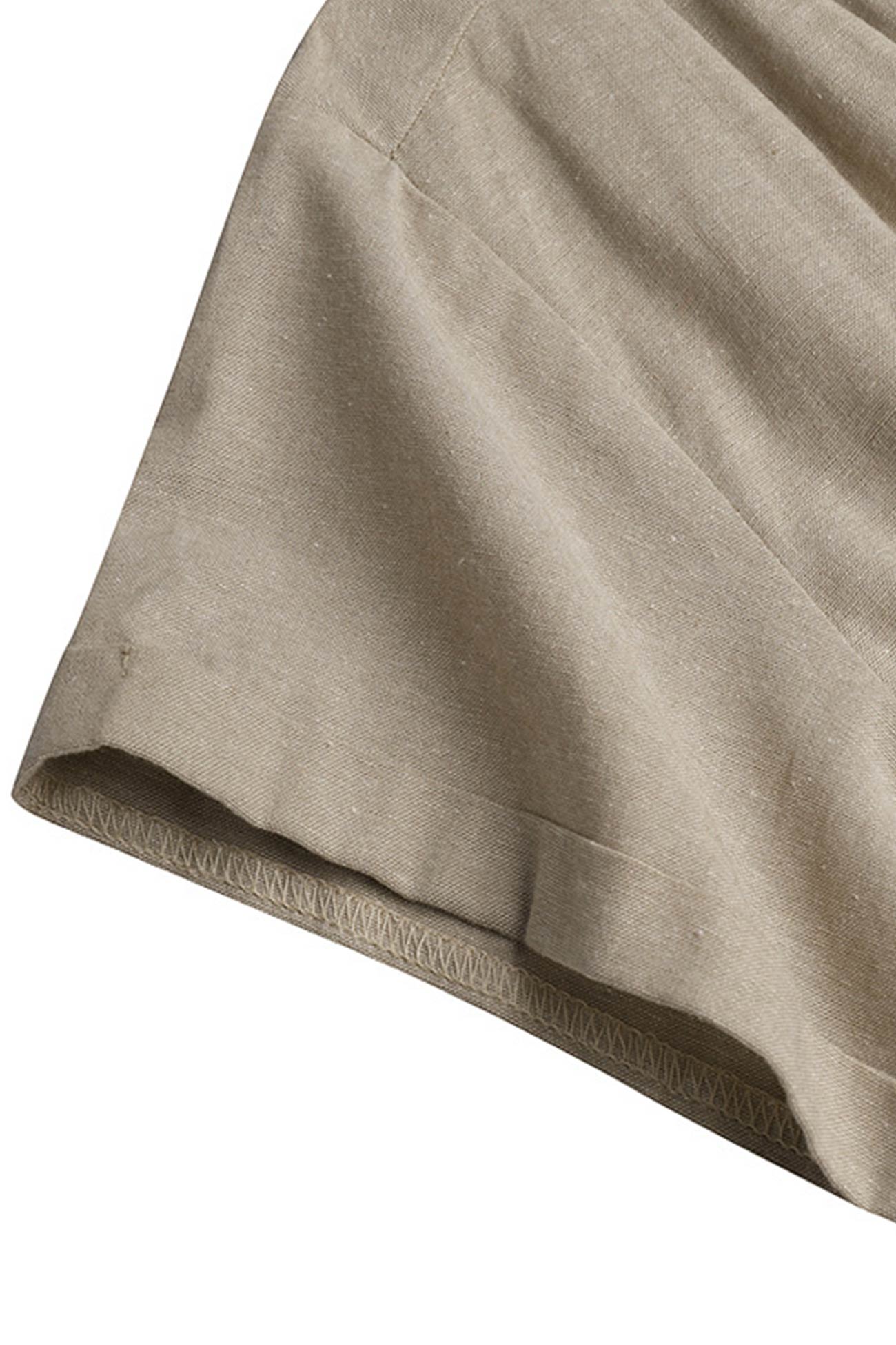 Knopf Unten Baumwoll Strandkleid