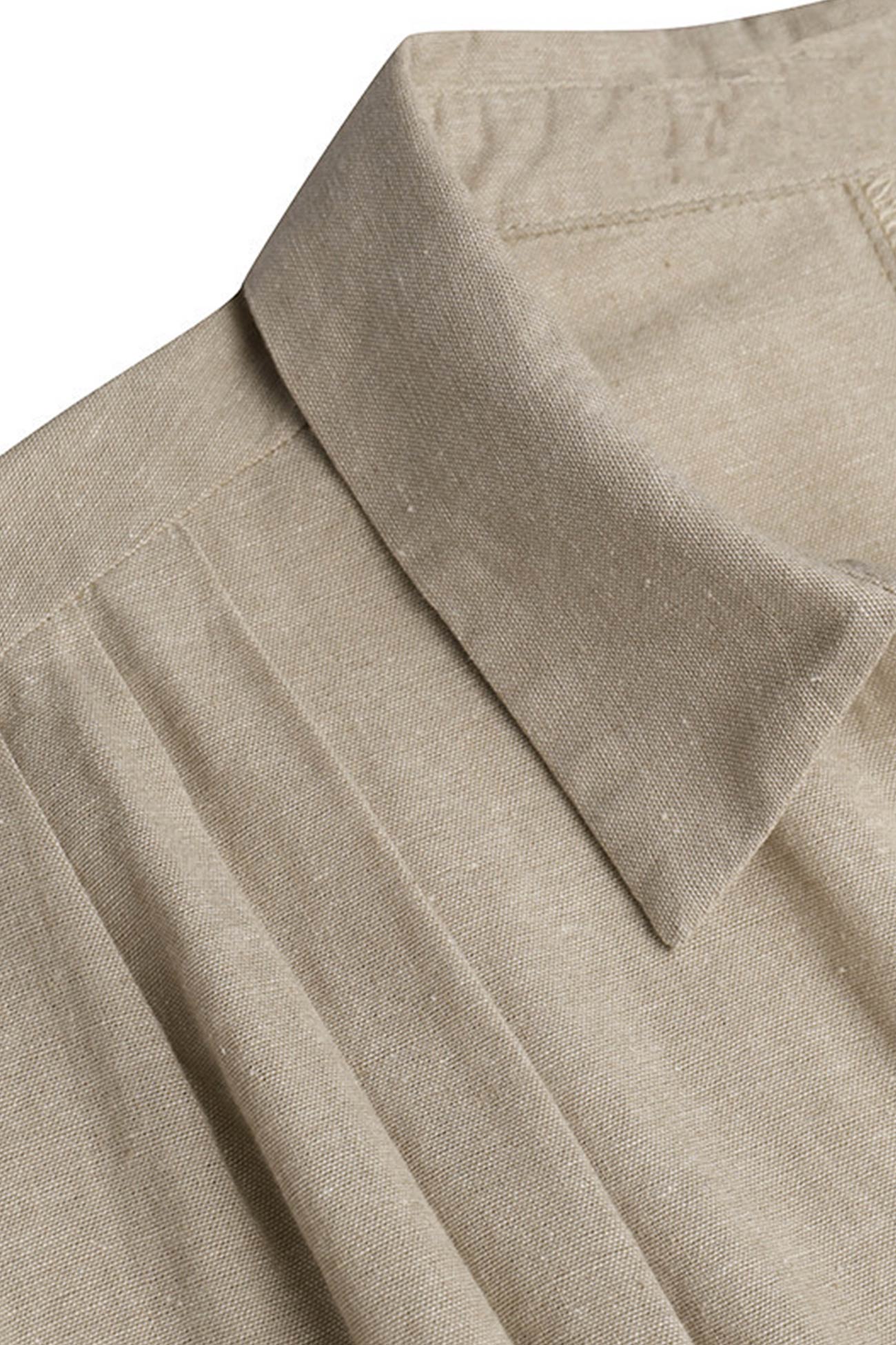 Knopf Unten Baumwoll Strandkleid