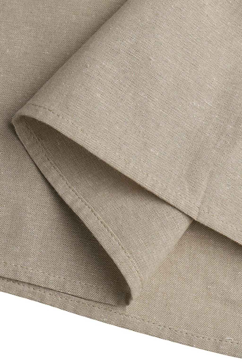 Knopf Unten Baumwoll Strandkleid