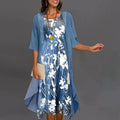 Elegante Blühende Setkleid