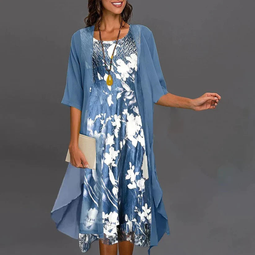 Elegante Blühende Setkleid