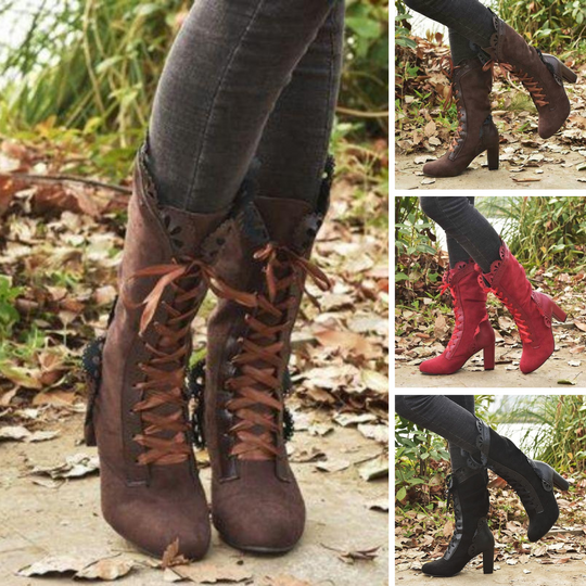 stiefel mit hohem Absatz