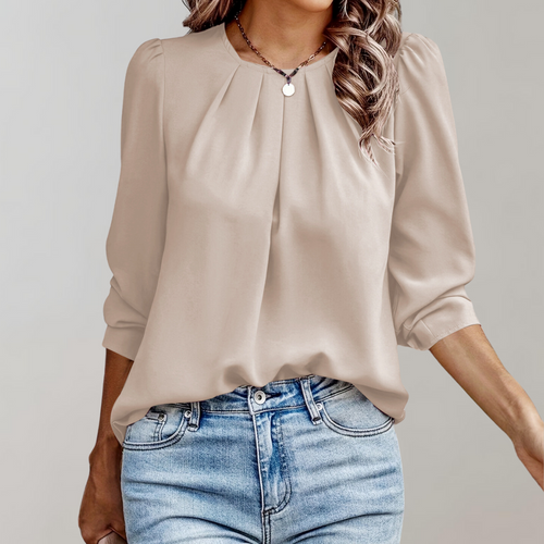 Gepflegte Satin-Bluse für Damen