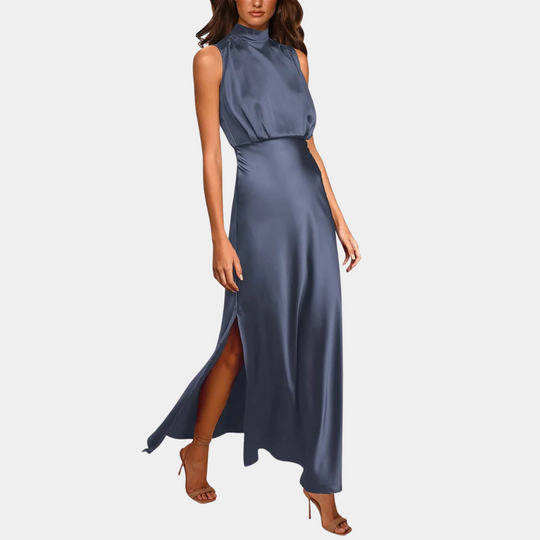 Elegantes Damenkleid mit Schlitz