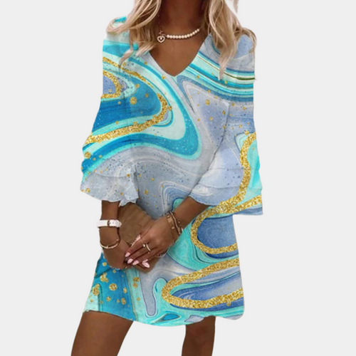 Klassisches Sommerkleid für Frauen