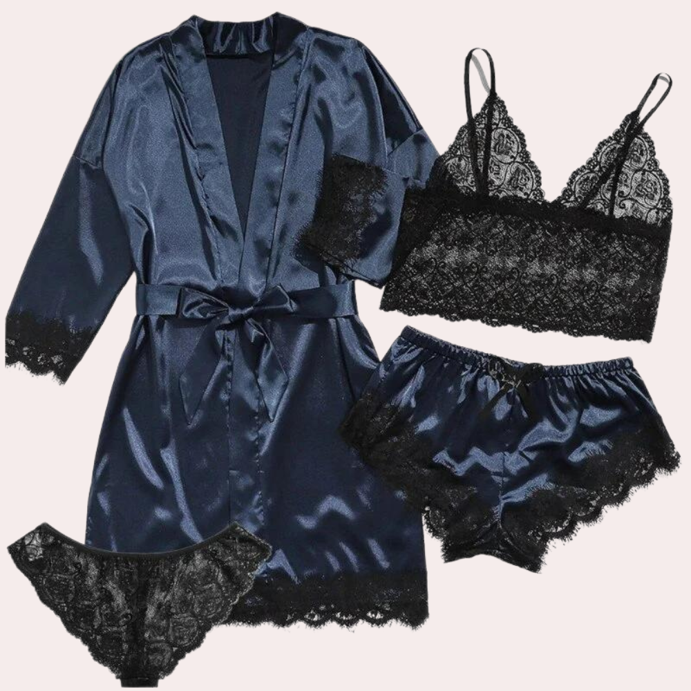 4-Teilige Lingerie-Kleid
