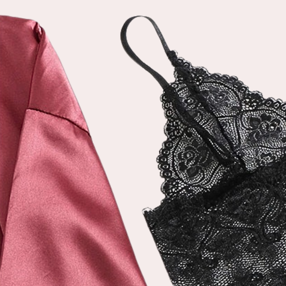 4-Teilige Lingerie-Kleid