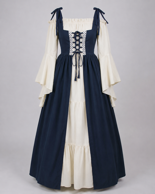 Mittelalterkleid für Damen mit Traditionellem Schnitt für Mittelalterevents | ShopNory
