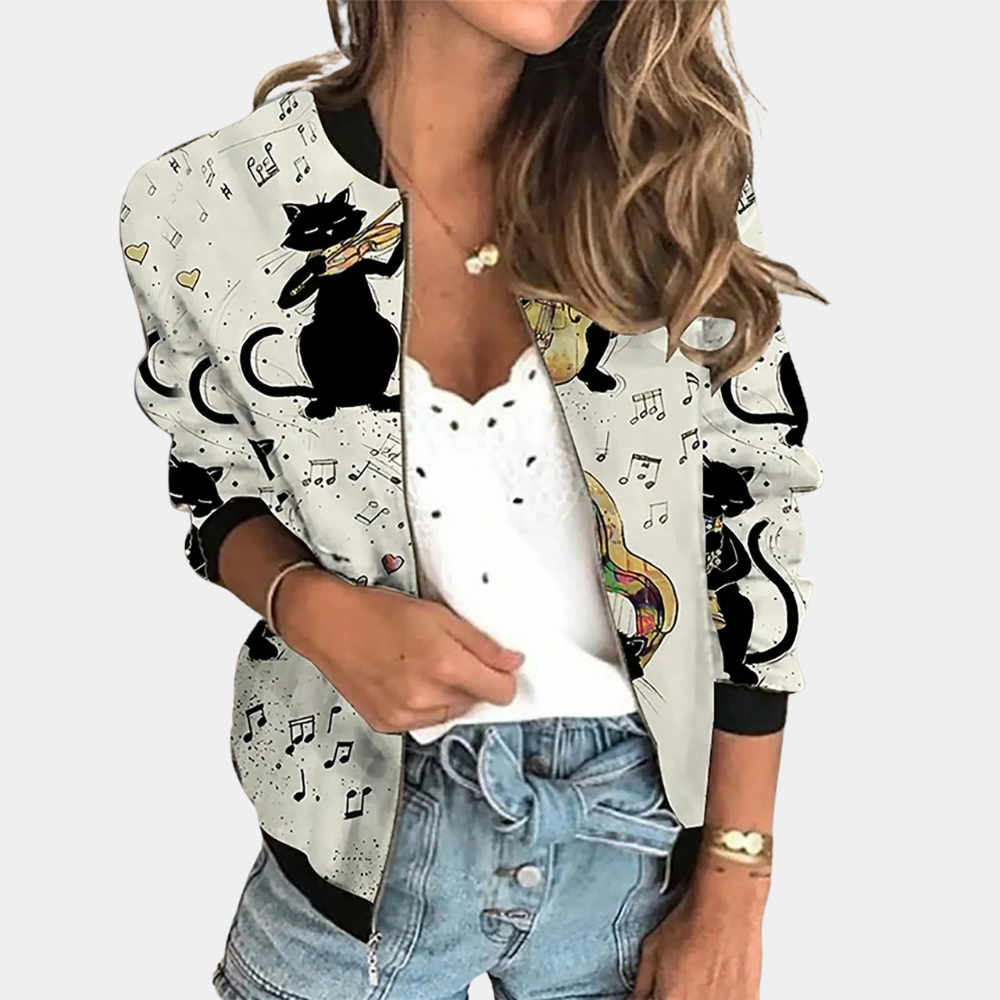 Jacke mit Druck für Damen