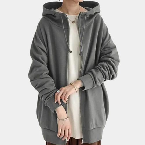 Herbst Hoodie mit Reißverschluss für Frauen