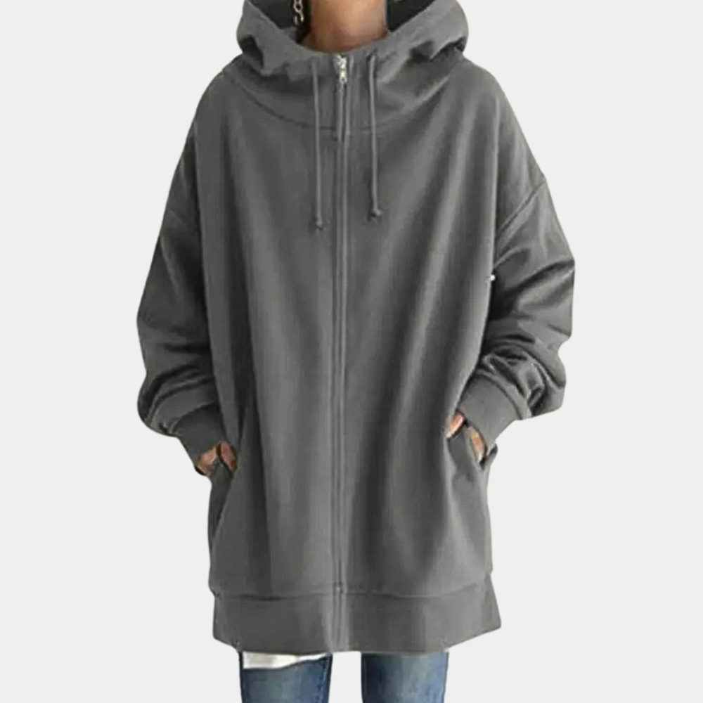 Herbst Hoodie mit Reißverschluss für Frauen