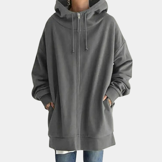Herbst Hoodie mit Reißverschluss für Frauen