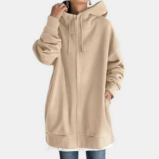 Herbst Hoodie mit Reißverschluss für Frauen