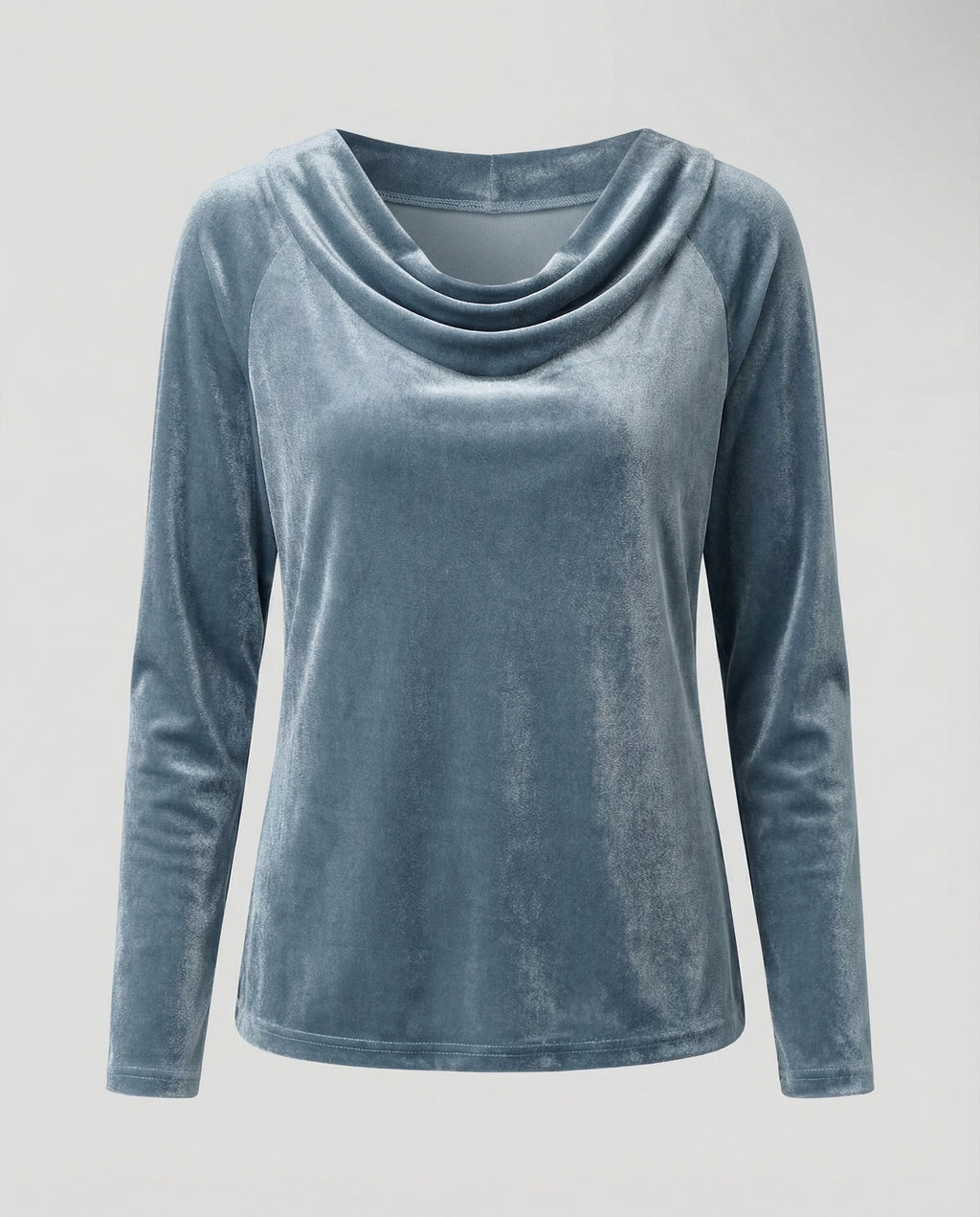 Elegantes Samtshirt Damen Lässig