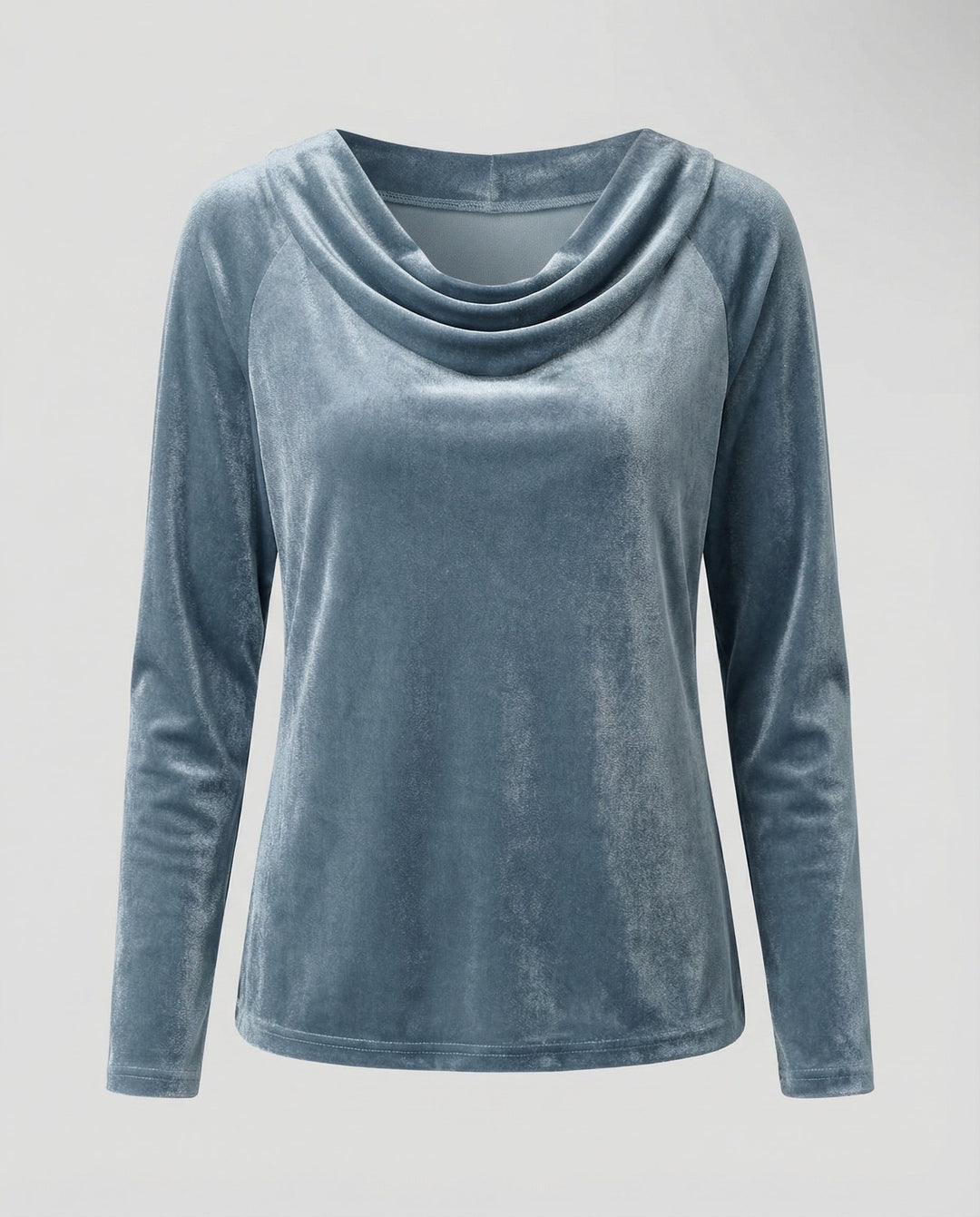 Elegantes Samtshirt Damen Lässig