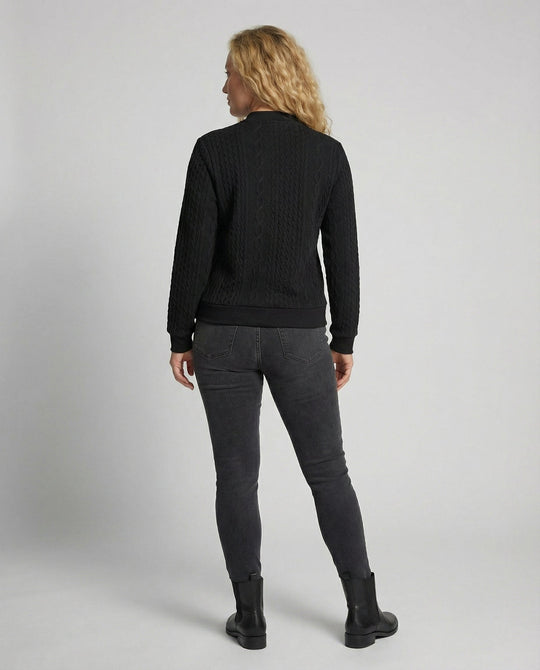 Weicher Casual-Pullover Mit Textur Für Damen