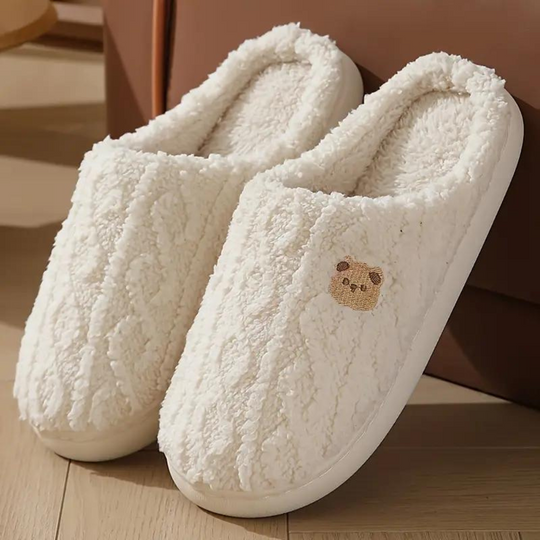 Warme Bequeme Winter Hausschuh mit Lustigem Druck