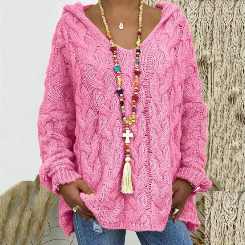 Gestrickter Hoodie