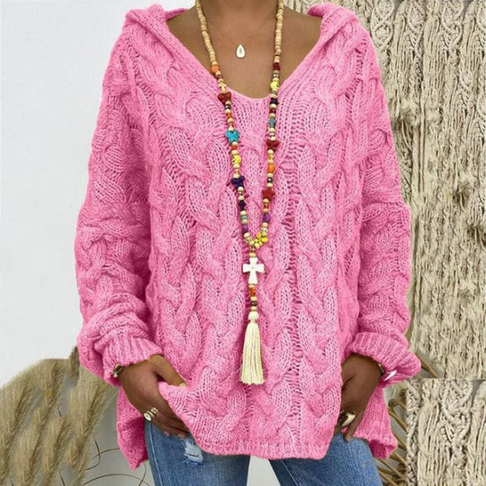 Gestrickter Hoodie