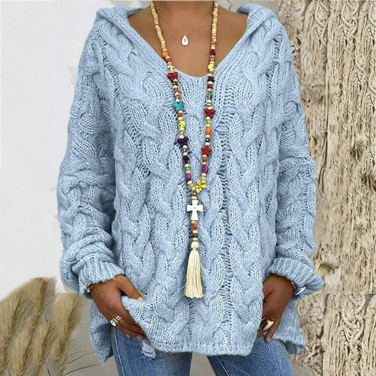 Gestrickter Hoodie