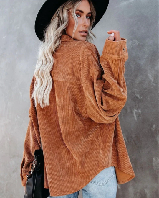 Shopnory | Weinlese Cordjacke