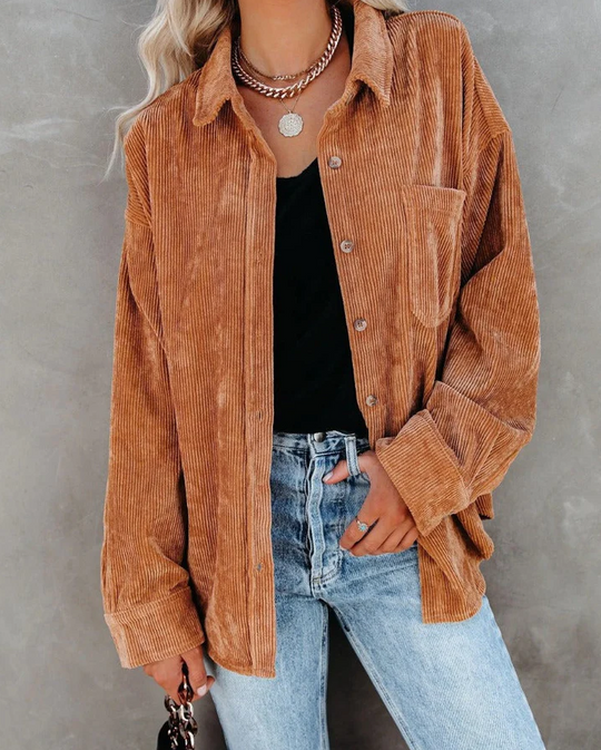 Shopnory | Weinlese Cordjacke