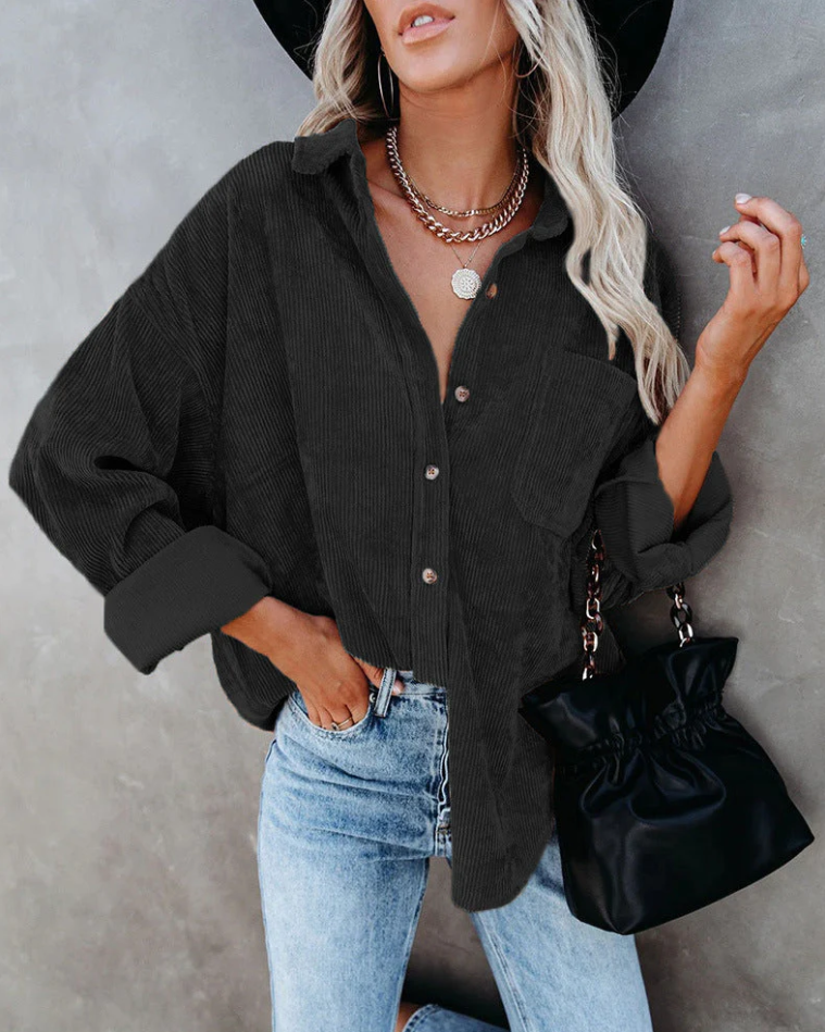 Shopnory | Weinlese Cordjacke