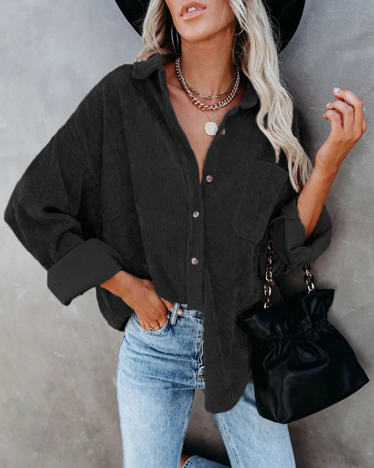 Shopnory | Weinlese Cordjacke