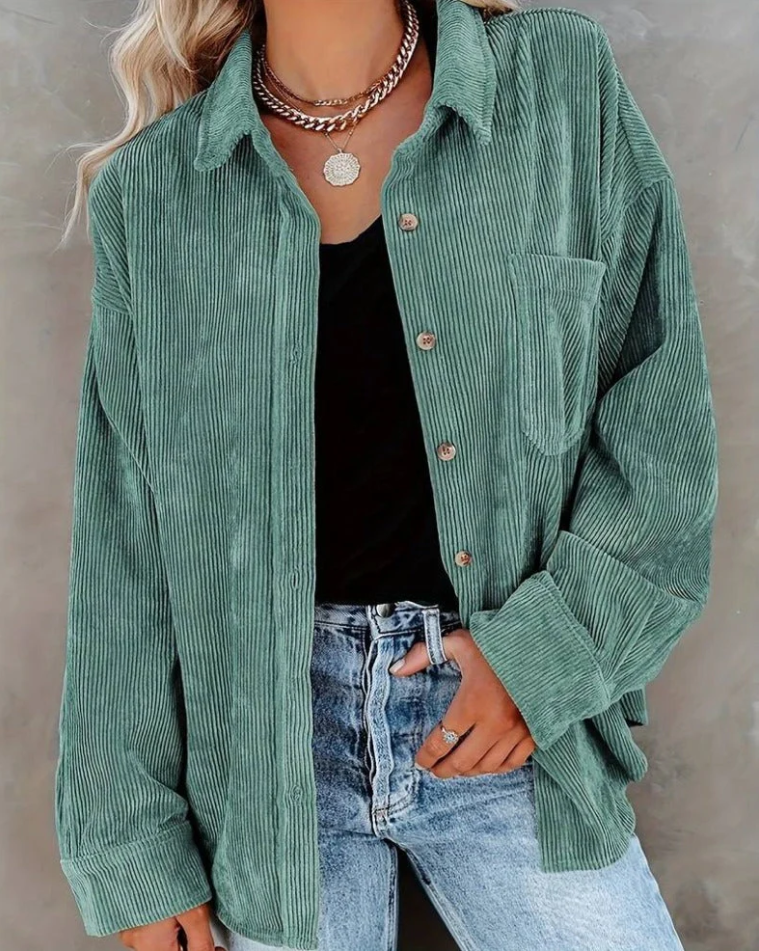 Shopnory | Weinlese Cordjacke