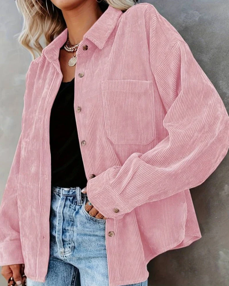 Shopnory | Weinlese Cordjacke
