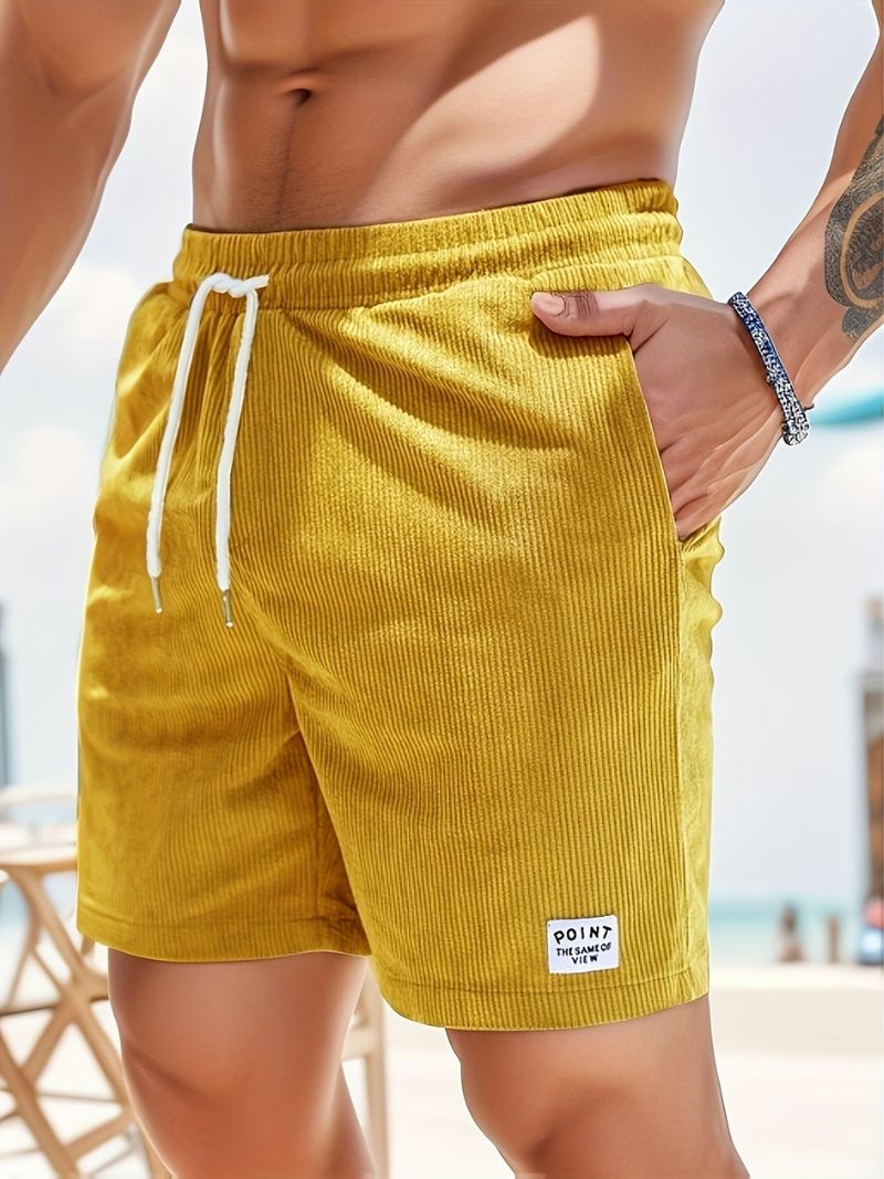 ShopNory | Lässige Cord-Herrenshorts mit Kordelzug