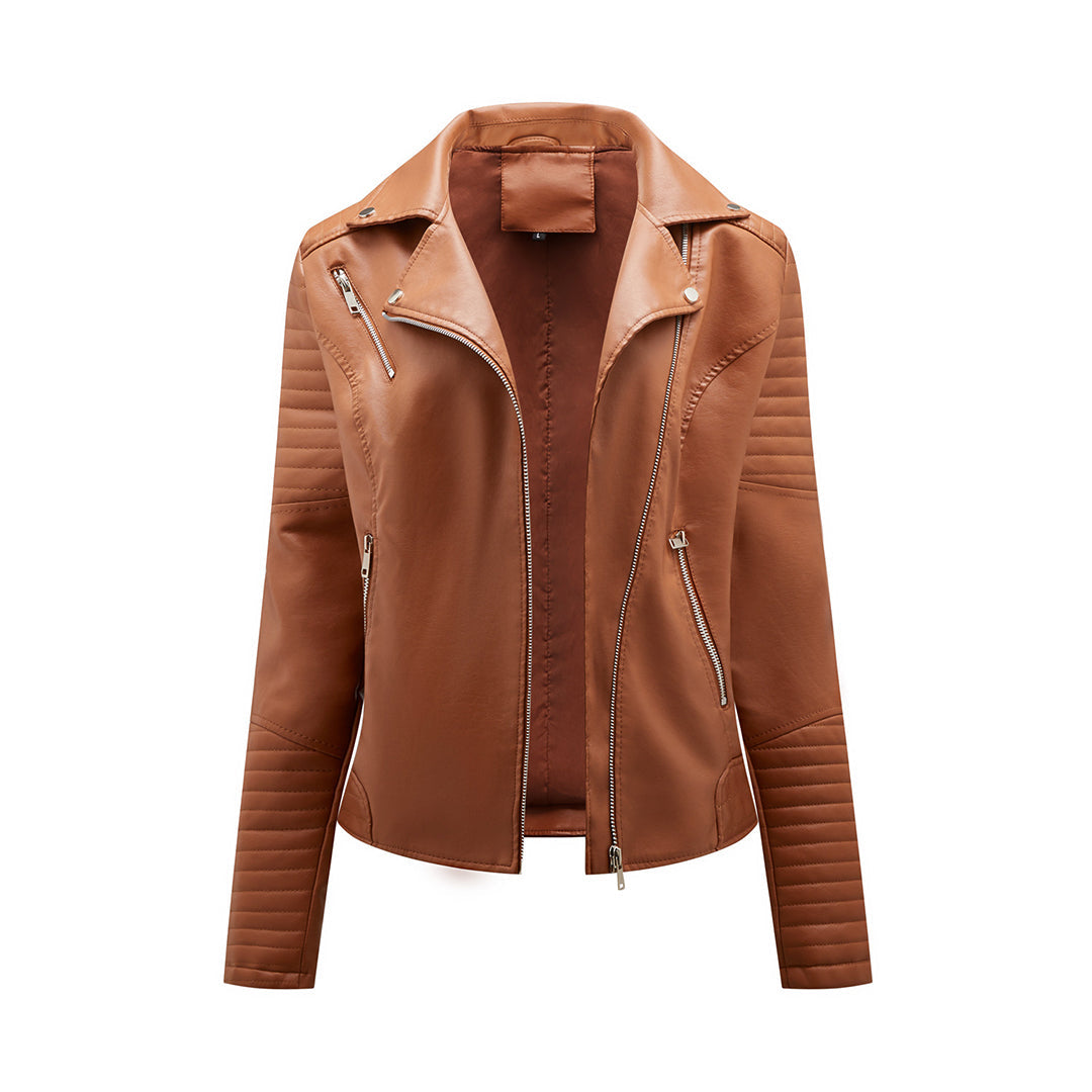 Elegante Lederjacke für Frauen