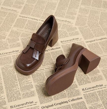Grobe Lederschuhe