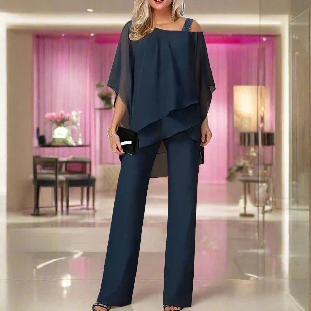 Luxus-Chiffon-Set für Elegante Abende
