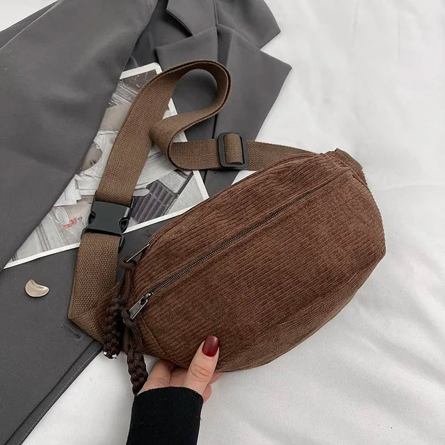 Lässige Cordtasche für Damen
