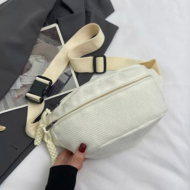 Lässige Cordtasche für Damen