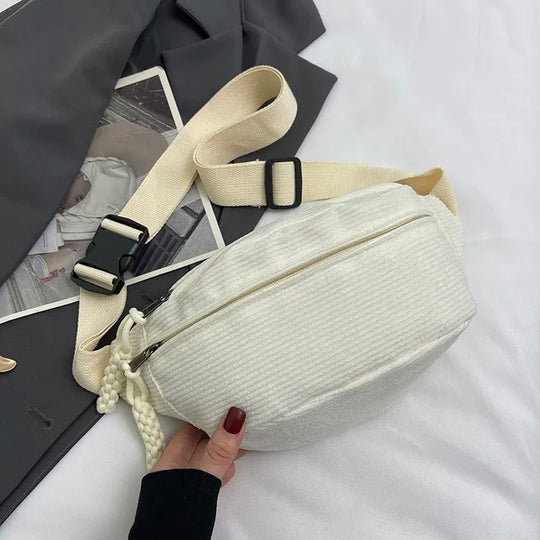 Lässige Cordtasche für Damen