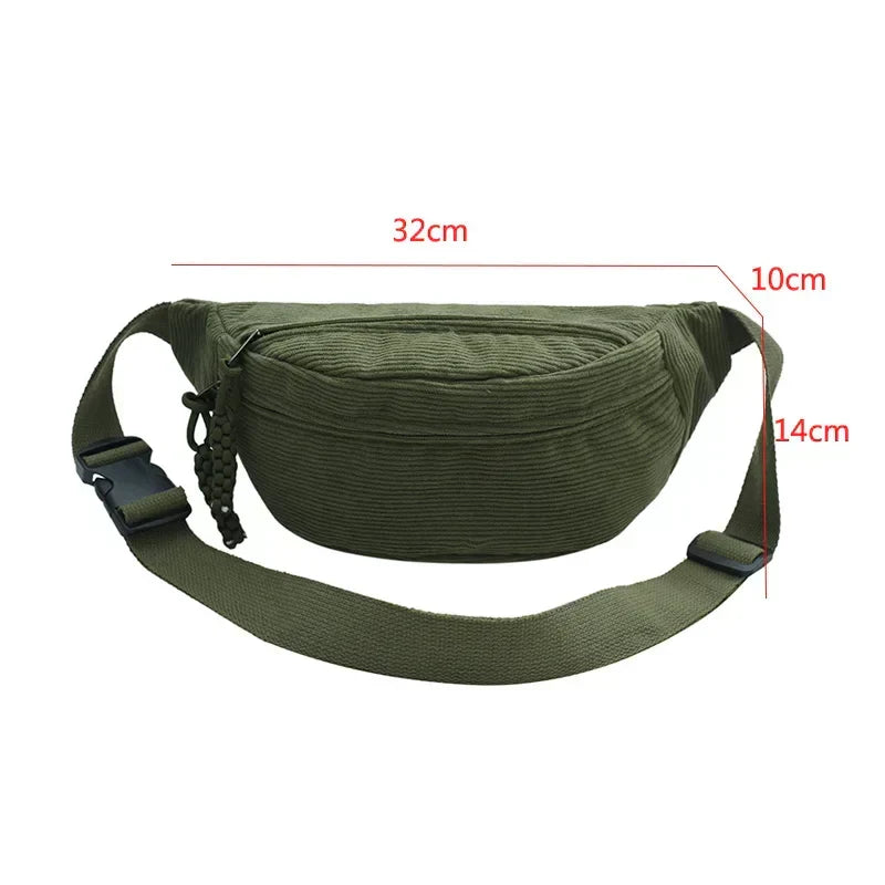 Lässige Cordtasche für Damen