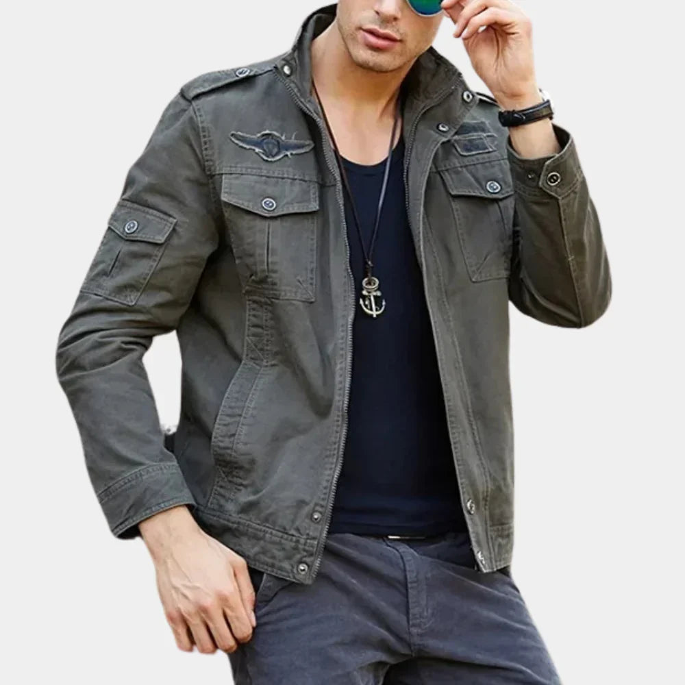 Dünne Jacke für Herren Komfortabel und Stilvoll