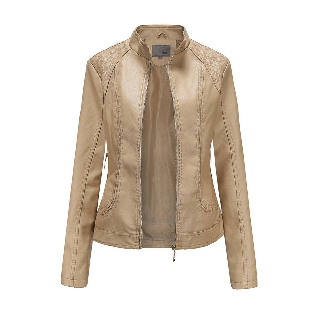 Stylische Lederjacke