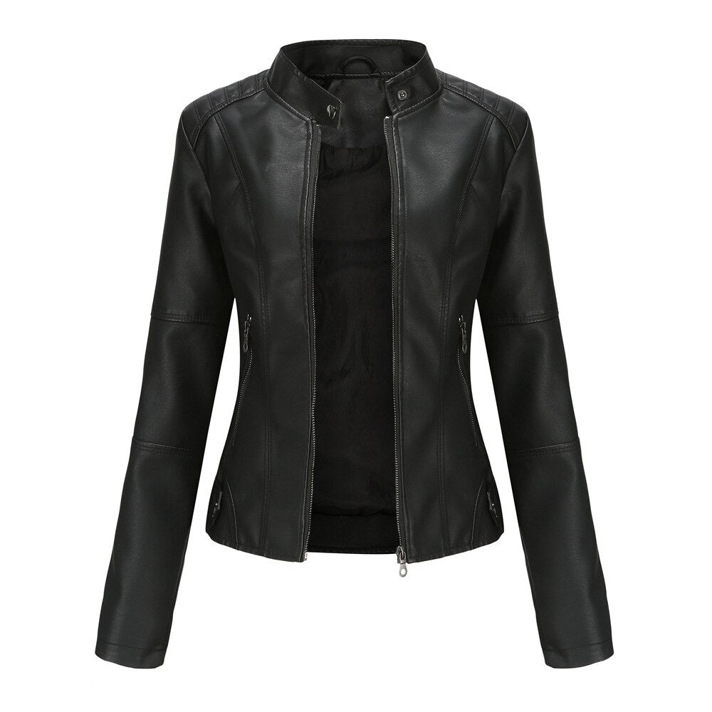 Schicke Lederjacke für Frauen
