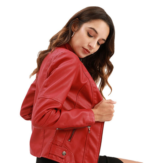 Schicke Lederjacke für Frauen