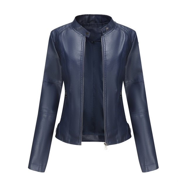 Epische Leder Damenjacke