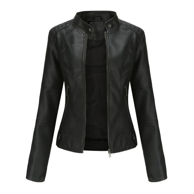 Epische Leder Damenjacke